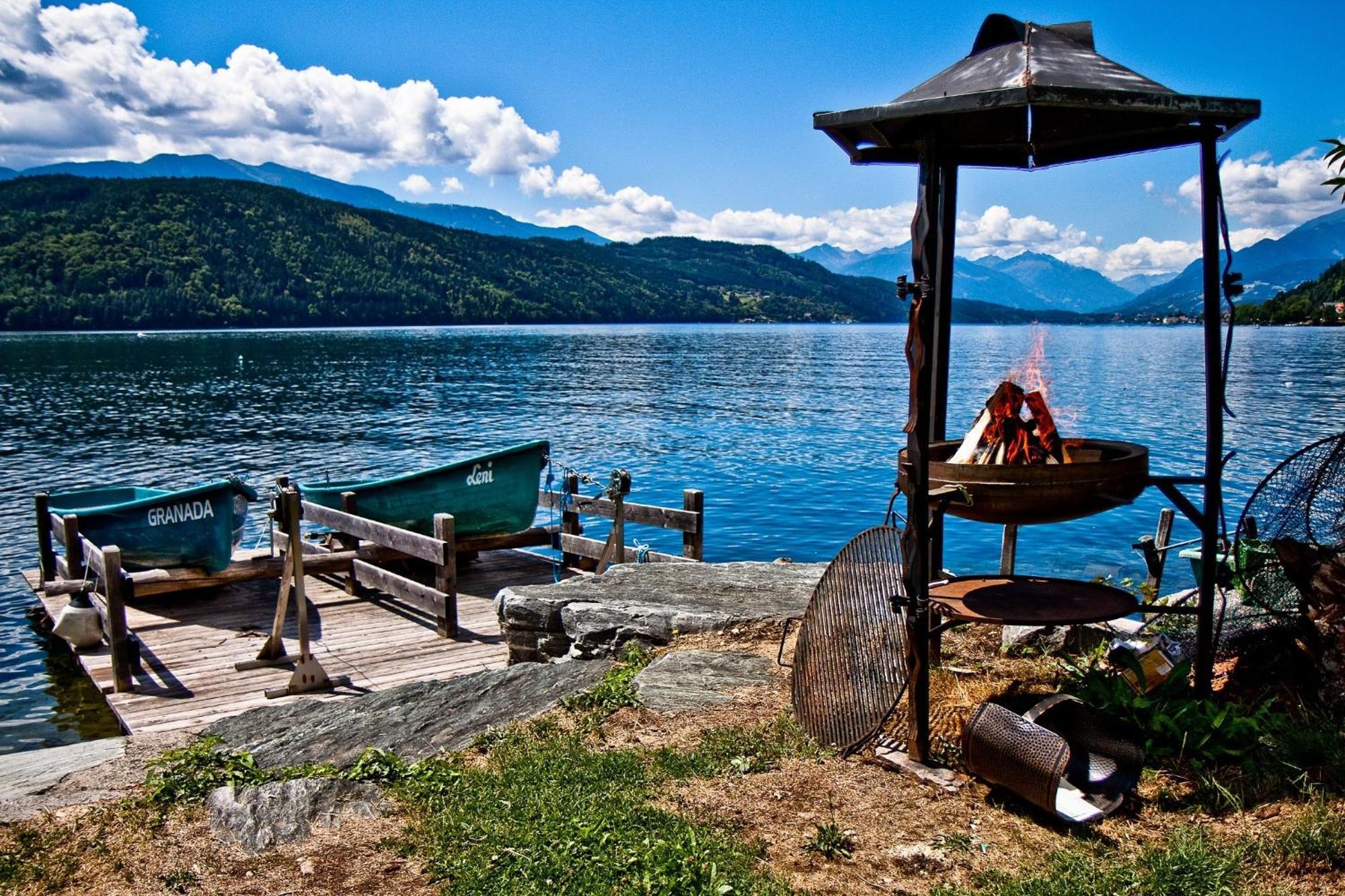 Ferienwohnungen Fischerhaus - Direkt Am See 밀슈타 외부 사진